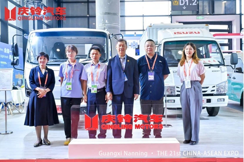 Electric truck Qingling EVM600 Exhibit  At China-ASEAN Expo